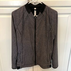 Black & white Lululemon size 10 Jacket